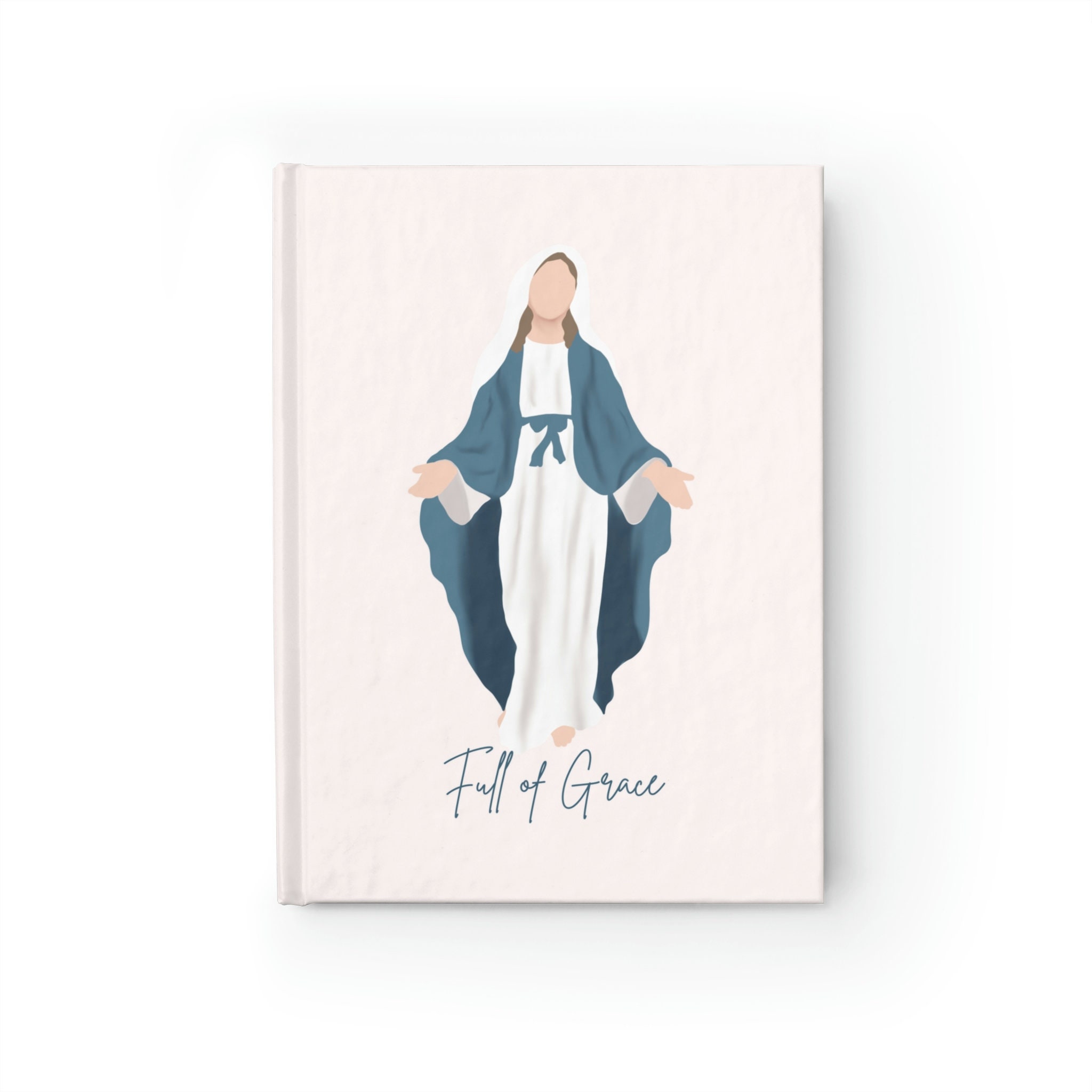 Catholic Prayer Journal, Mary Full of Grace Catholic Prayer Journal, Catholic gift, Women&#39;s Journal, Prayer Notebook Women&#39;s Notebook