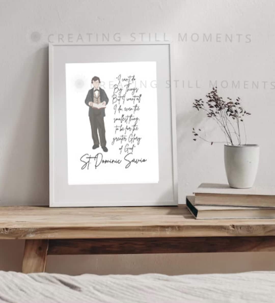 Printed Catholic Art | St. Dominic Savio | Catholic Decor | 3 Sizes ...
