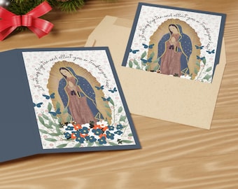 Lady of Guadalupe Notecards | Catholic Notecard Stationary |Catholic gift for Women | Catholic mom | Catholic Stationary | Valentine Gift