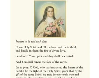 St Therese Novena Booklet Catholic gift, Catholic mom gift, Catholic man gift, confirmation gift, RCIA, gift for priest, seminarian gift