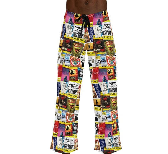 Mens Musical Theatre Lover Music Teacher Gift Musicals Playbill Pajamas Broadway Lover Music Lover Musical Theatre Kid Musical Theater Etsy UK