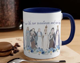 Catholic mug, Mary Mug, Marian Cup, Catholic Mom Gift, Catholic Gift, Religious Gift Catholic Mug Catholic gift for mom, Catholic Dad