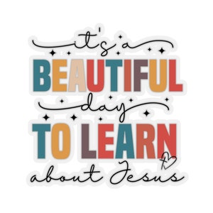 Christian Teacher gift, Back to school, Christian School, Teacher Sticker, Catholic School, VBS Teacher, Catholic teacher, Catholic gift