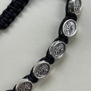 Catholic dad gift, St Michael Archangel Rosary Bracelet Catholic jewelry, Catholic dad gift, religious jewelry,  adjustable bracelet