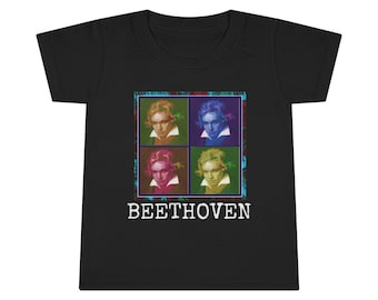 Camiseta Beethoven para niños pequeños