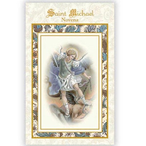 St Michael Novena Booklet Catholic gift, Catholic mom gift, Catholic man gift, confirmation gift, RCIA, gift for priest, seminarian gift