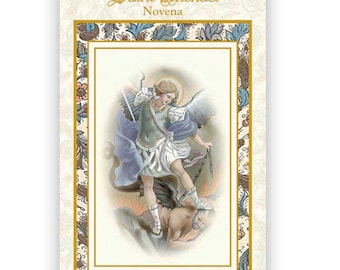 St Michael Novena Booklet Catholic gift, Catholic mom gift, Catholic man gift, confirmation gift, RCIA, gift for priest, seminarian gift
