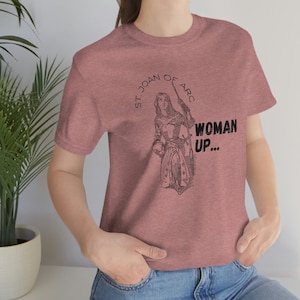 St. Jeanne d&#39;Arc Shirt Katholischer Heiliger Katholischer Ostergeschenk Oster-Shirt Religiöses Geschenk Katholisches Geschenk Lustiges Shirt für Frauen Katholisches Shirt