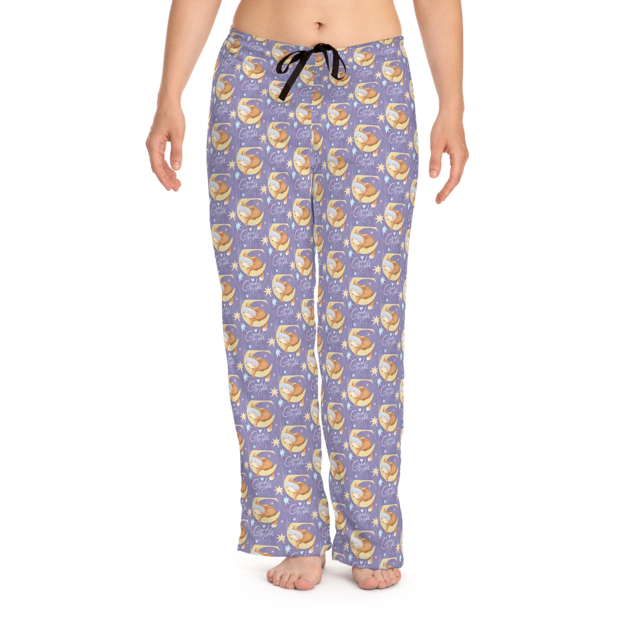 Purple cat pajamas hot sale