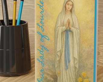 Our Lady of Lourdes Notecards,  Catholic Notecard Stationary, Catholic gift Women, Catholic mom, Catholic Stationary, Saint notecards