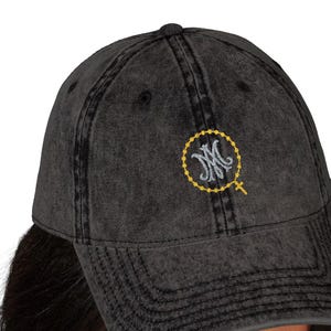カトリック刺繍入りキャップ、カトリックアパレル、友人への完璧なカトリックギフト、アウトドアアクティビティ、カトリック帽子、彼へのカトリックギフト