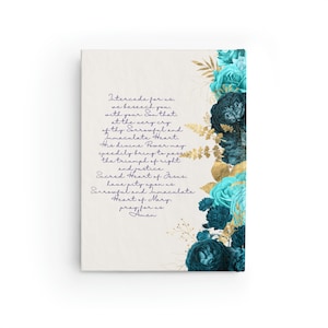 Katholisches Gebetstagebuch, Floral Lady of Sorrows, katholische Gebete, katholische Geschenk Frauen, Frauen Journal, Gebet Notizbuch Frauen Notizbuch