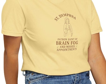 Saint shirt, Catholic Shirt, St Dymphna shirt, Christian shirt, Catholic Mom gift, VBS teacher, Catholic gift for her, Catholic teen