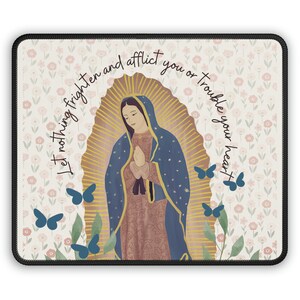 Lady of Guadalupe Gift, Catholic Gift, Marian Mouse Pad, Catholic Mothers Day gift, Mom Gift, Gift for Her, Catholic Teen, Gift for Priest