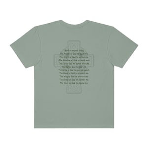 St Patrick Shirt Lorica Prayer Celtic Cross Shirt St Patty shirt St Paddys shirt, Catholic shirt, St Patrick day shirt Shamrock shirt Funny