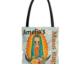 Regalo Católico / Bolsa de Misa Personalizada para Niños / Bolsa de la Señora de Guadalupe / Niño Católico / Regalo de Bebé Católico Regalo Católico / Regalo de Comunión