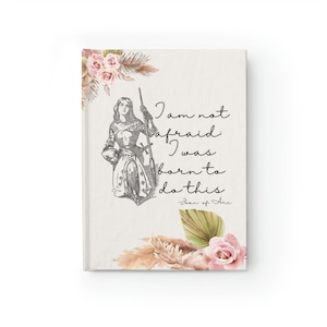 Diário de Joana d'Arc | Diário Boho, Caderno Católico | Presente Católico para Mulheres | Mãe Católica | Papelaria Católica | Dia das Mães | Santos