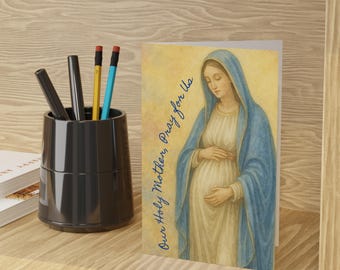 Marian Notecards, Catholic Notecard Stationary |Catholic gift for Women | Catholic mom, Catholic Stationary, Marian notecard