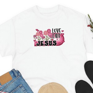Retro Love shirt,  Heart shirt,  Love Heart Shirt, Catholic mom gift,  Shirts For Woman, Mother’s Day gift,  religious gift for her