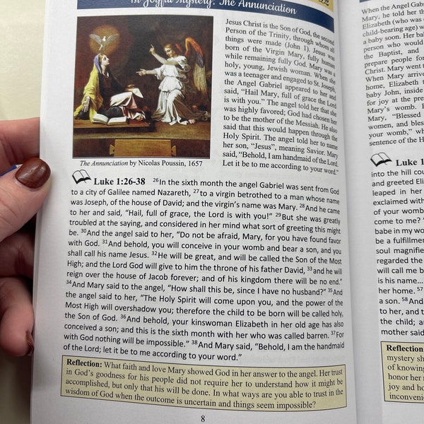 Pray the Rosary Book with Full Color pictures and Meditations for Praying Prayer Book Catholic Prayer Book include The Fatima Story