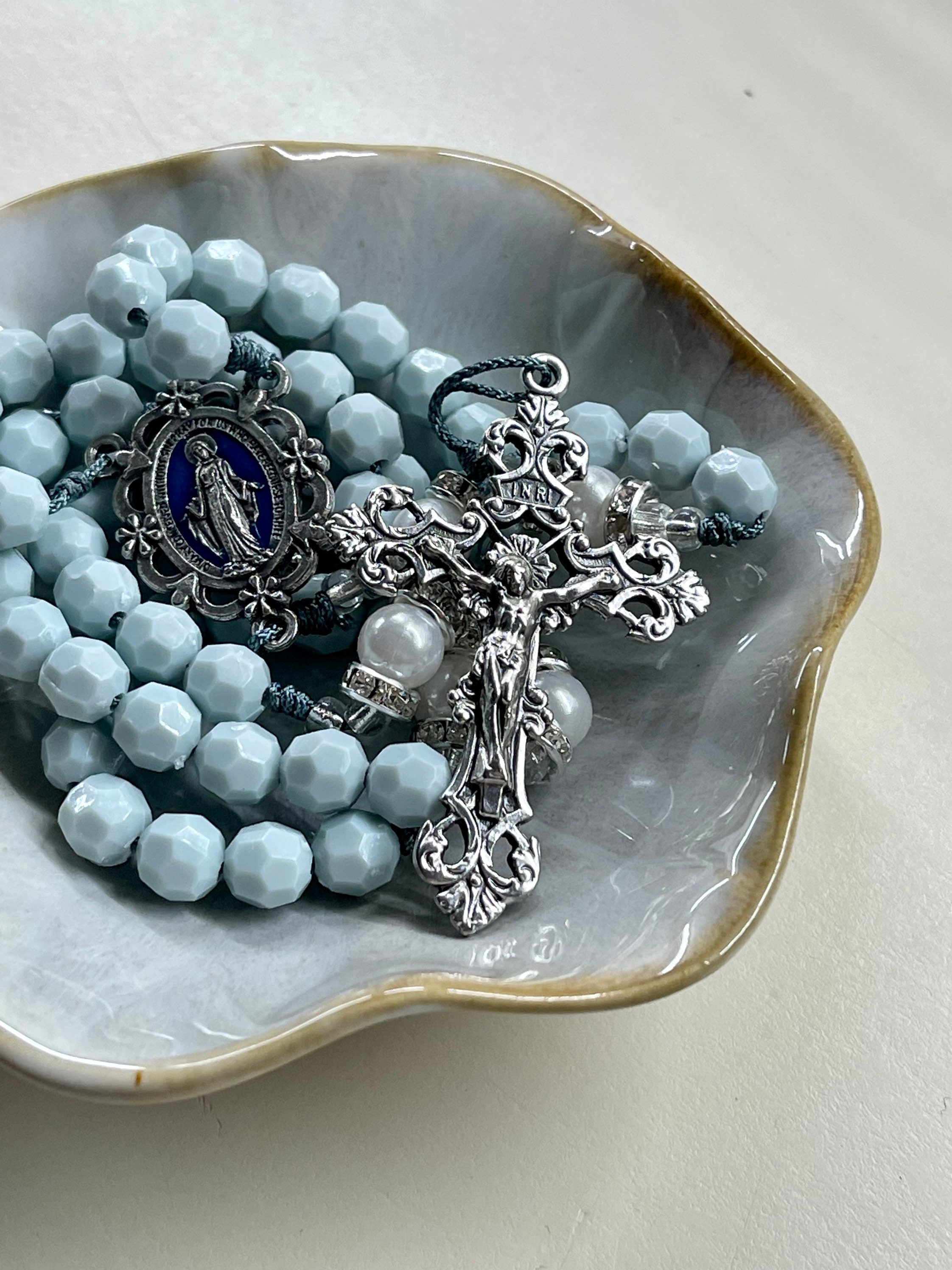 Catholic Rosary Dish - Etsy