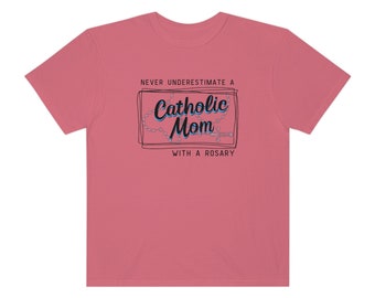 Rosary Shirt baby shower gift Catholic mom Shirt, Women's shirt, Prayer Shirt, Religious Shirt, mom shirt, Catholic gift Catholic mom gift