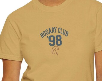 Camiseta del rosario, camiseta católica, camiseta católica milenaria, regalo para mamá católica, maestra de VBS, regalo católico para ella, adolescente católica