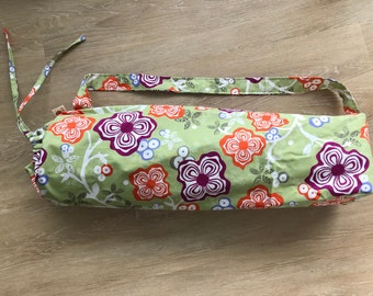 Floral Yoga Mat Bag/ Pilates/ Workout Bag