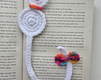 crochet cat bookmark for all cat lovers