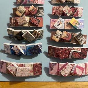 Book Themed Girls Hair Clip Barrette - Great Gift - Hair Accessories for long and short hair for Book Lovers - Mini Books