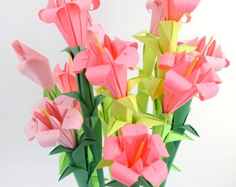Bouquet of Pink Field Lilies