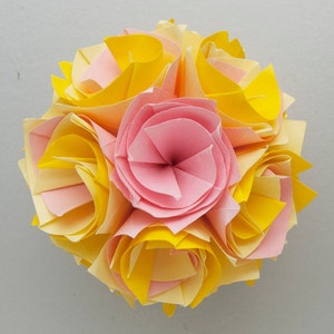 Baby Yellow and Pink Flower Ball
