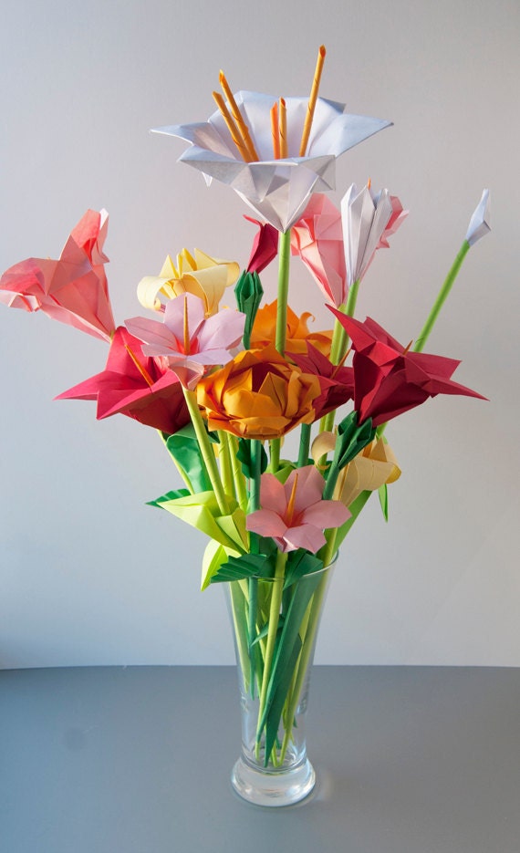 Paper clearance flower bouquet