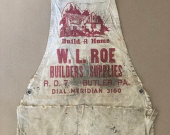 Antique work apron