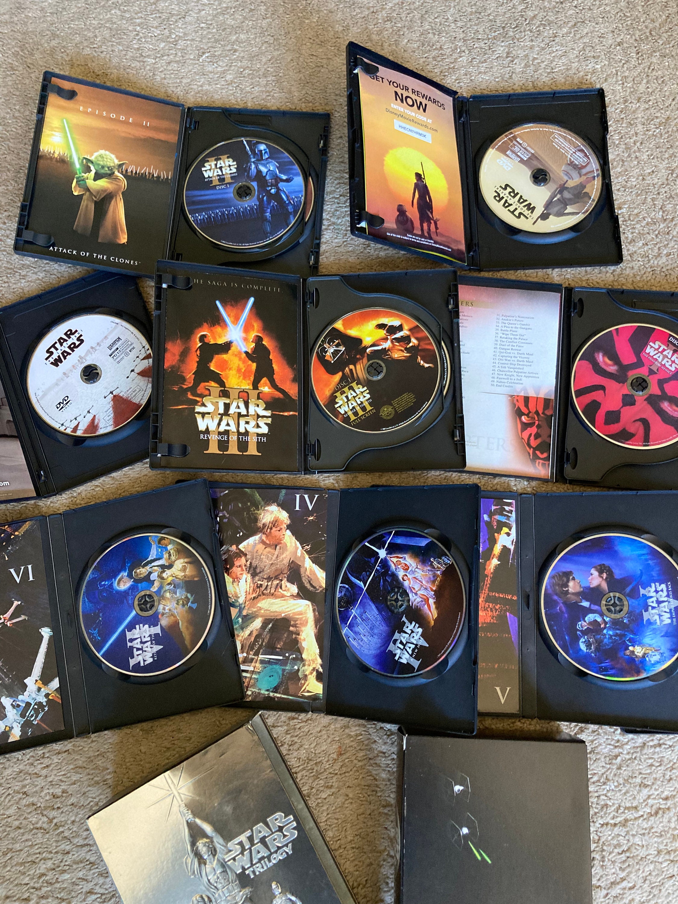 Star Wars Dvd. Set Etsy