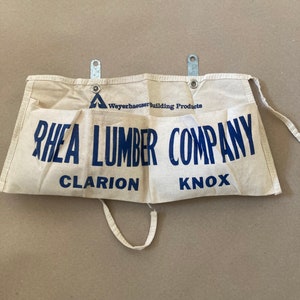 Vintage work apron