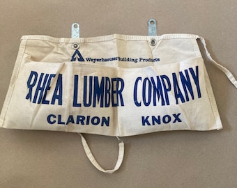 Vintage work apron