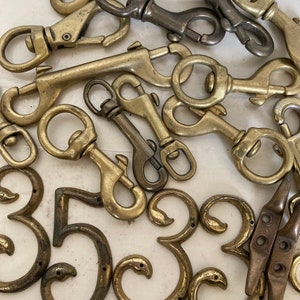 Lot of brass clips and things