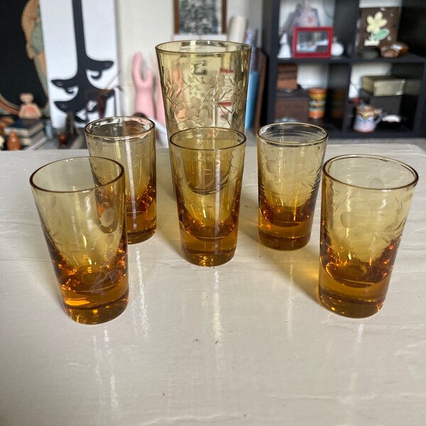 Antique Shot Glasses Etsy