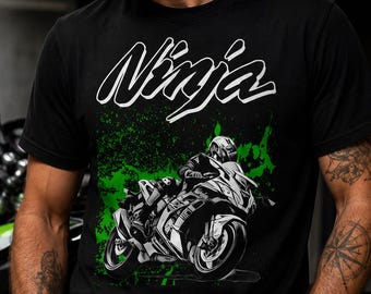 Cool Kawasaki Ninja ZX-4RR Motorcycle T-shirt. - Etsy