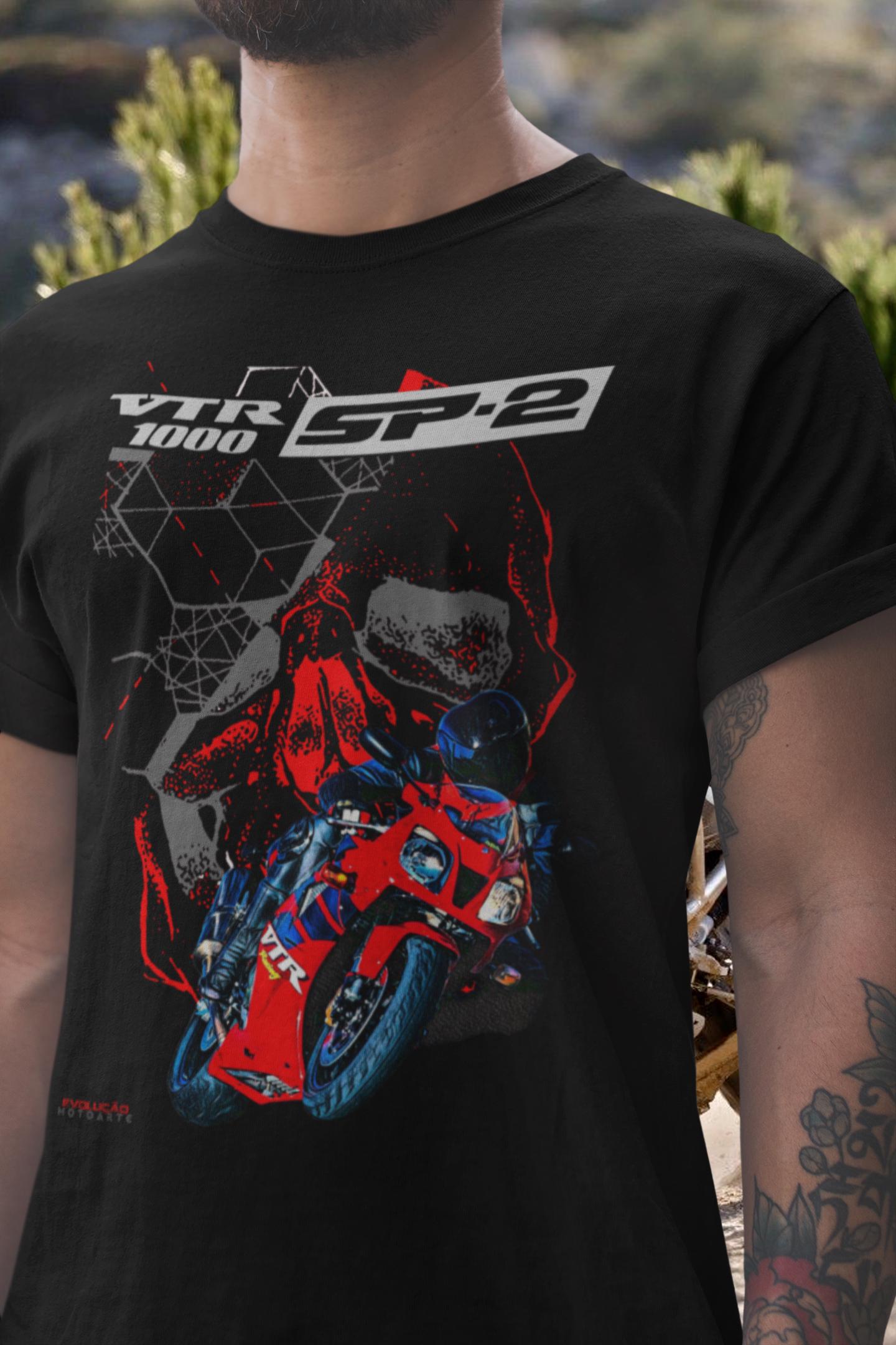 VTR1000 SP2 T Shirt RC51 Superbike Motorcycle Tee V Twin Champion
