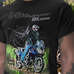 Suzuki V-Strom 1000 T Shirt The Adventure Workhorse Motorcycle Tee DL1000 V Twin Rider Top For Suzuki Fans Stromtrooper Gift
