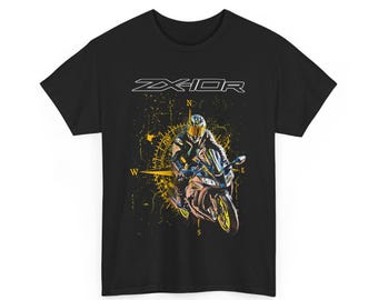 Ninja ZX-10R Tシャツ 6度のスーパーバイクチャンピオン モーター