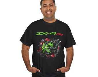 Ninja ZX4RR 2025 T Shirt, 400cc Inline Four Screamer Tee