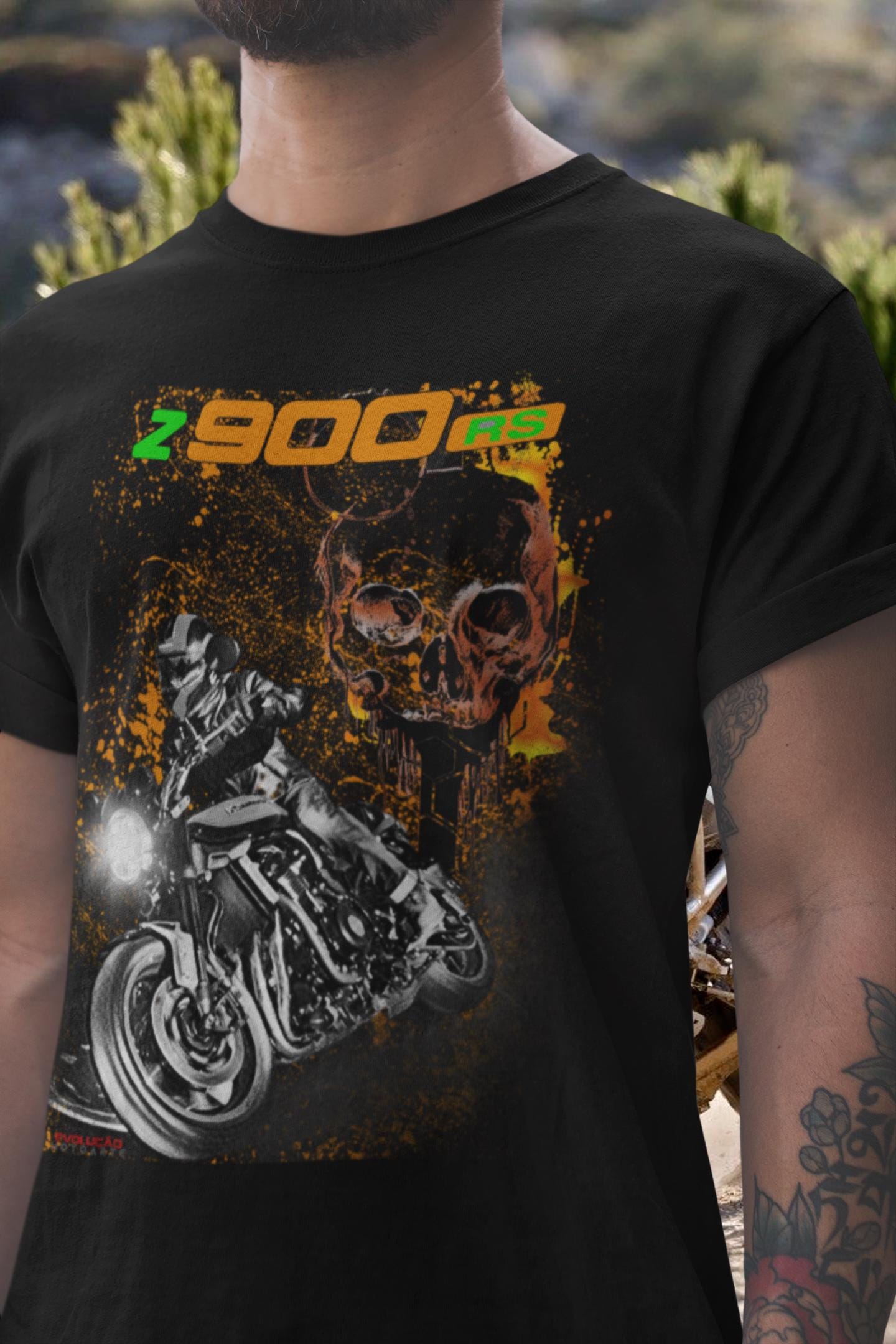 ビンテージ　バイク　Tシャツ Z900RS Tシャツ ライダーズチョイス モーターサイクルTシャツ