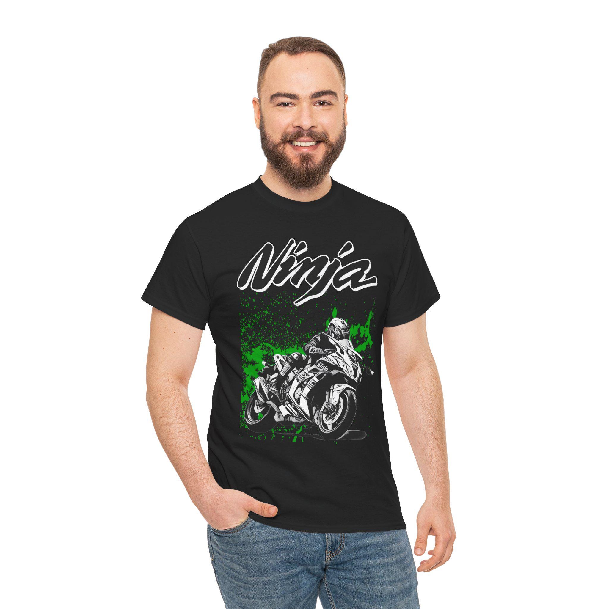 Ninja ZX T-shirt, Green Sportbike Inline-four Racing Biker Gift - Etsy
