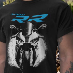 BMW S1000 RR Motorcycle T Shirt for Superbike Riders Racing Sportbike Gift Tee for BMW Fans and Track Day Enthusiasts