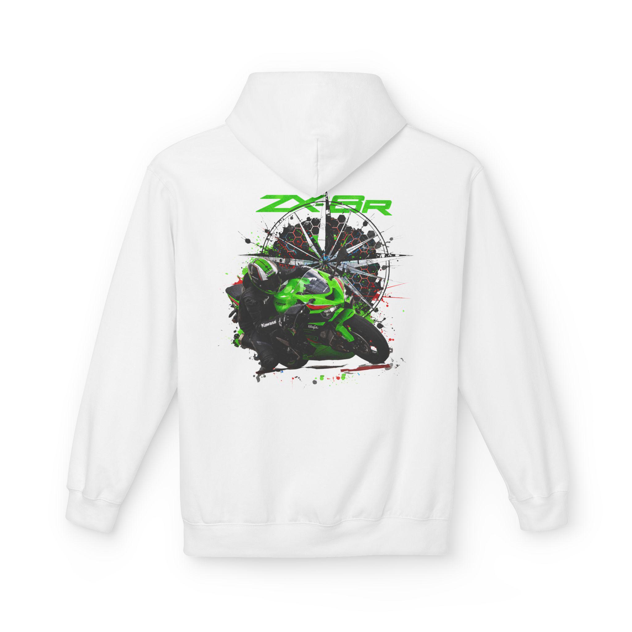 Ninja ZX6R Hoodie, 636 Biker Gift, Supersport Pullover, Ninja