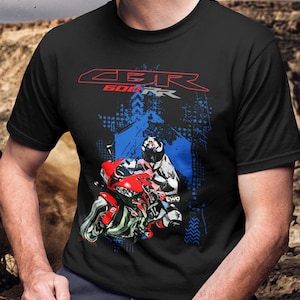 Honda CBR600RR T Shirt Perfect Biker Gift For Supersport Rider Fan Top For Honda Owners Husband Present Racing Gift Moto Lover Rider