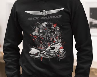 Gold Wing 1800 Sweatshirt, GL1800 Flat Six Luxury Tourer Motorcycle Gift